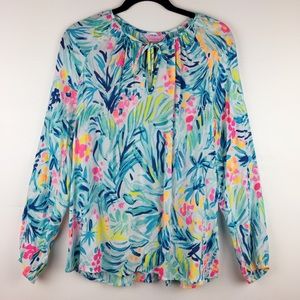 Lilly Pulitzer | Willa Top | long-sleeve Tunic